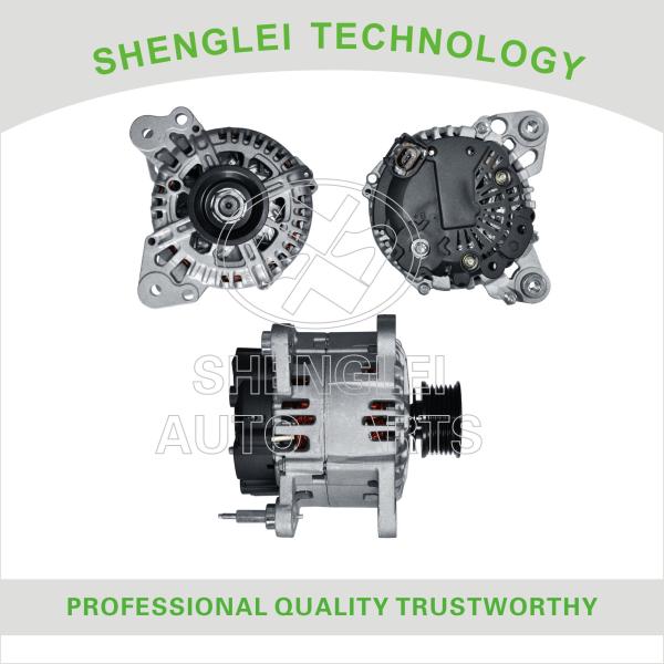 Aluminum Volkswagen Car Alternator , OEM VW Golf 1.6 Series Car Generator