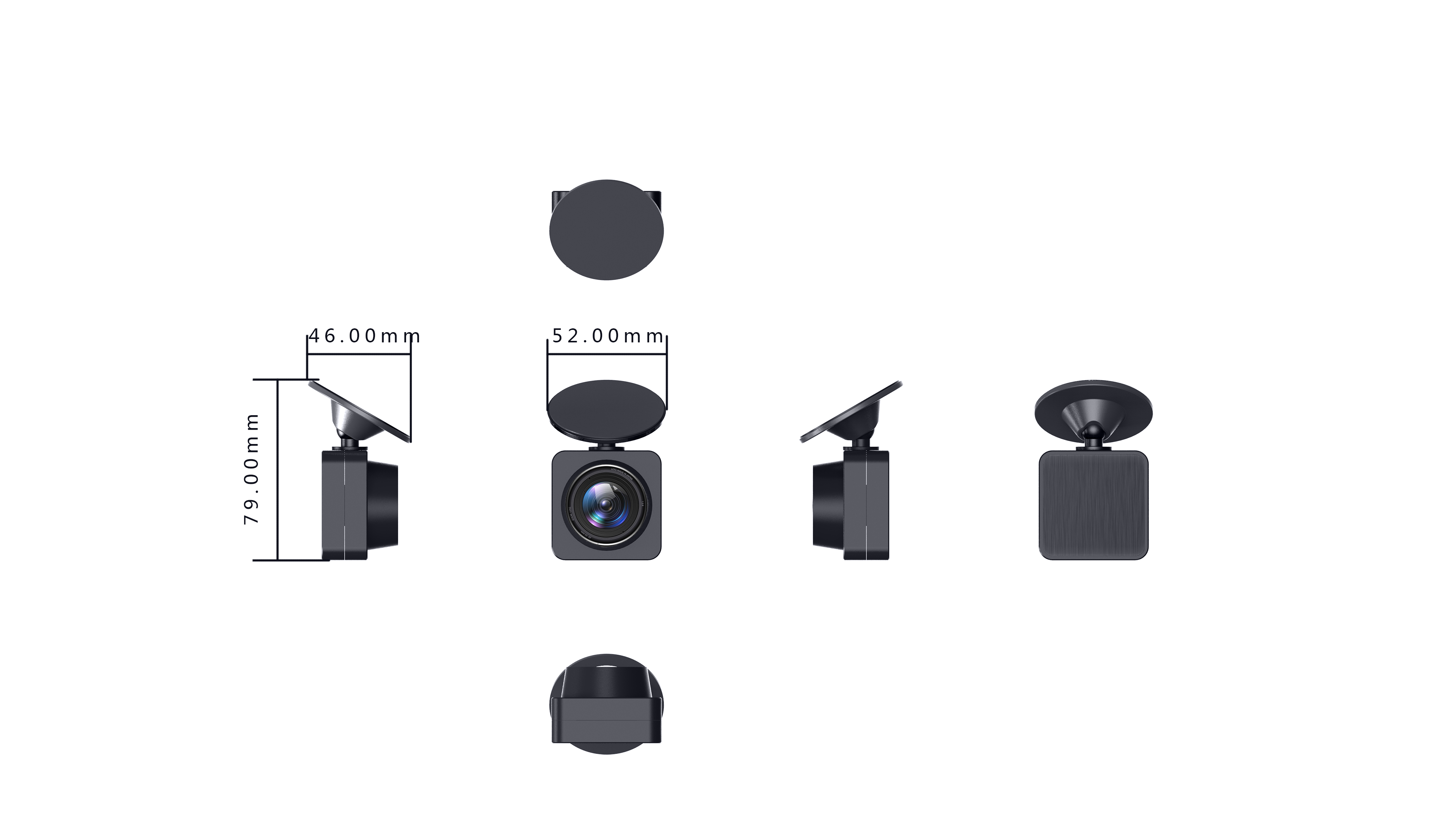 Anti Foggy CVBS 36W 200M Night Vision HD Camera For Car