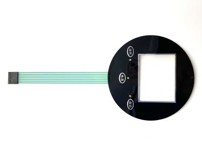 3 teclas LED Elétrico Custom Membrana Comutadores com conector Nicomatic