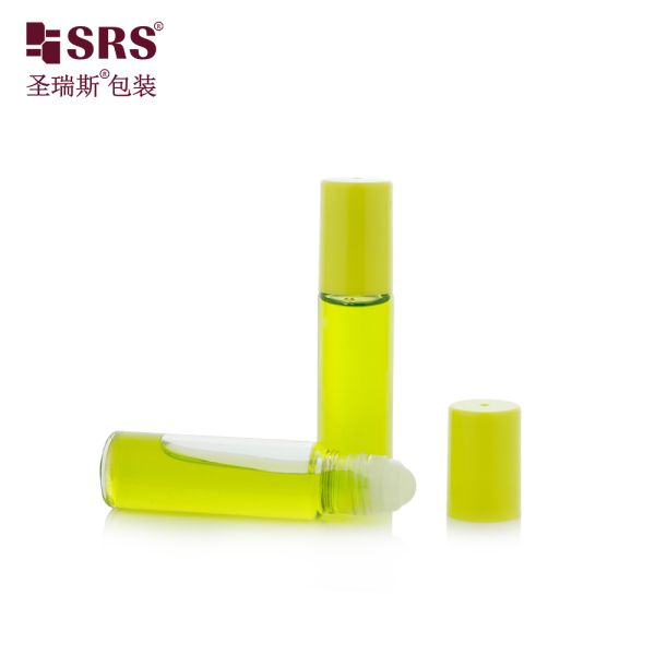10ml PET Roll On Bottle Empty Plastic Roller Container for Essential Oil Eye Serum Skin Care Liquid