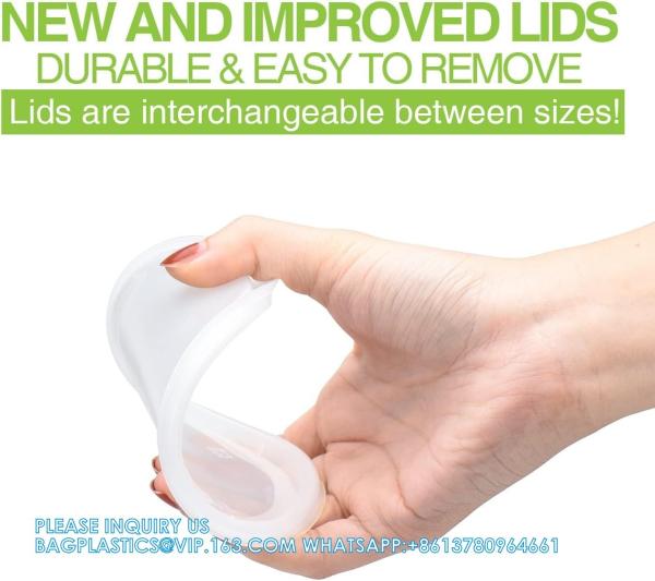 Deli Cup Bowl Containers, To Go Containers, Freezer Containers For Food-Microwave, Dishwasher Safe Eco-Friendly