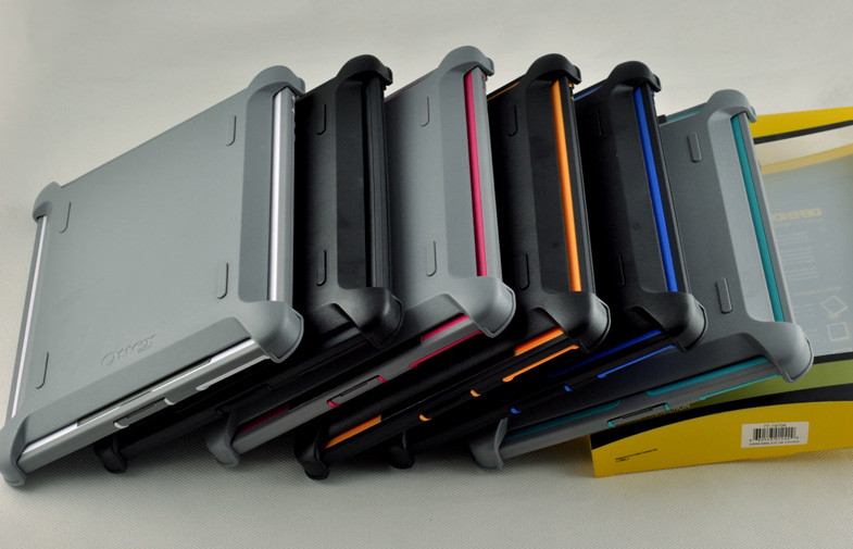Waterproof Ipad Hard Shell Cover 3 Layers TPE With Stand For Ipad 3