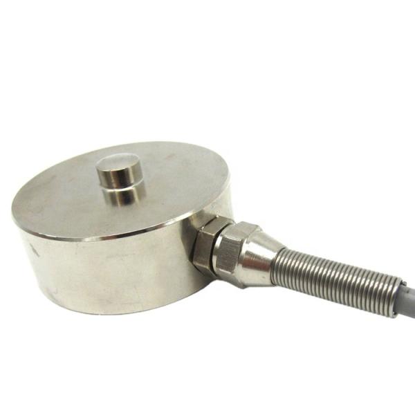 SC201GCL Capteur de poids de bouton de cellule de charge de crêpe 2T / 3T / 5T pour peser la résistance d'isolation du véhicule 5000 M Ohm / 50V