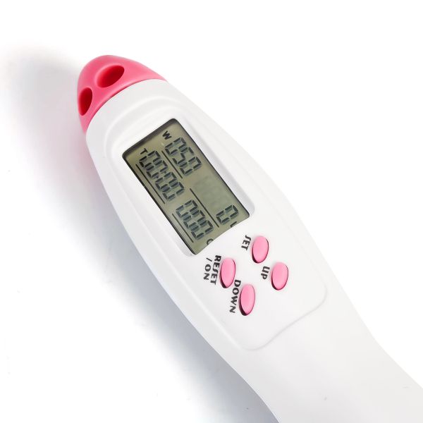 Фитнес скакалка регулируемая 2,5 м розовая скакалка для высокой и низкой интенсивности аэробных упражнений JP-100