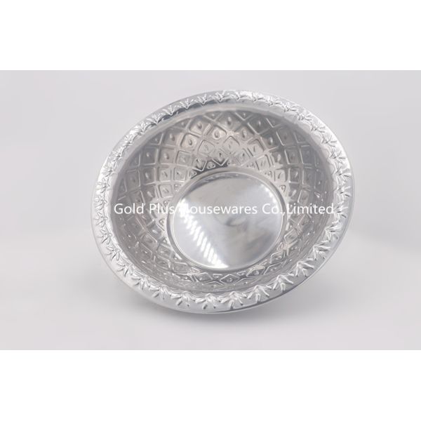 Polishing 50cm Stainless Steel Rice Washing Bowl Kitchen Tools