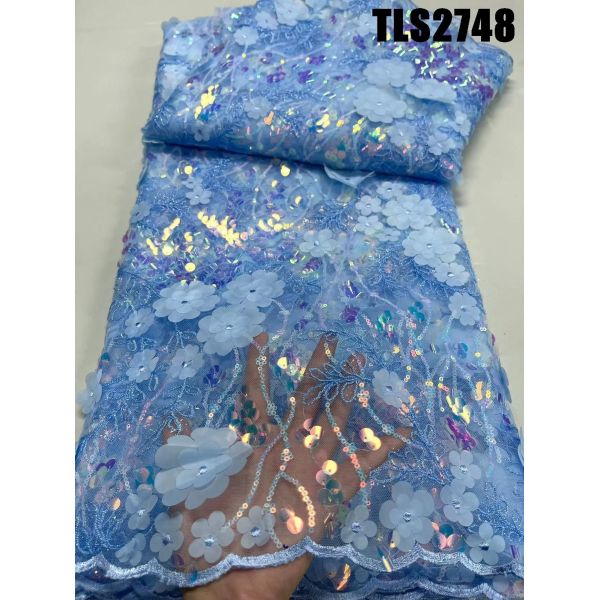 2023 Supoo Finest Quality  3d Floral French Lace Fabric Net Fabric for Women Bridal Lace Fabric and Wedding Material