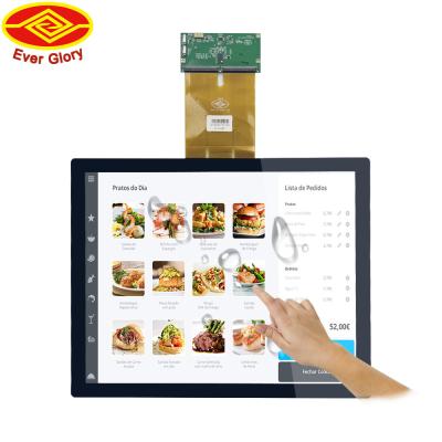 Projected Capacitive Open Frame Touch Screen 17 Inch With USB Port
