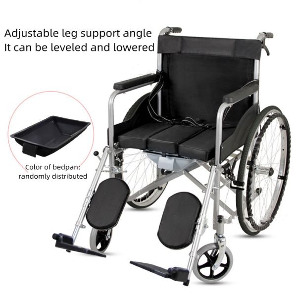 Кресло-коляска регулируемого легковеса высоты складная ручная на пожилой пациент 85cm