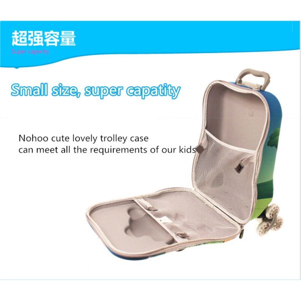 Nohoo Kids Hard Case Luggage With 3 Wheels 360 Degree Rotatory Wheels