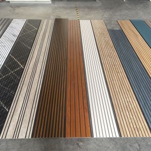 Panneau de plafond en PVC gaufré 3D pour décoration murale, panneau mural moderne, surface texturée, revêtement mural en PVC facile à nettoyer