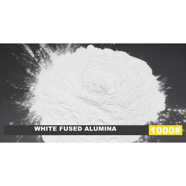 99% Wfa Arenas de corindón blanco F24 Grúas de óxido de aluminio blanco para el pulido de la explosión