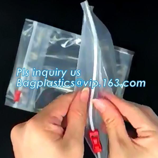 herbs child proof bags with slider zipper lock, Clothes Packaging Bag With Slider Zipper, A4 file bag with slider 