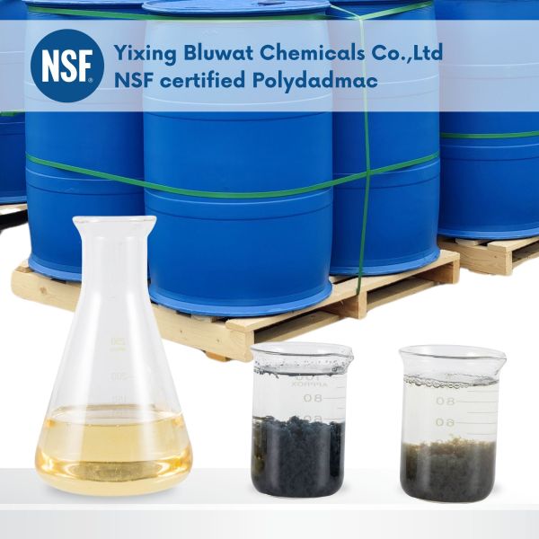 NSF Certified Polydadmac Water Purification Agent PDADMAC Water Treatment Additives