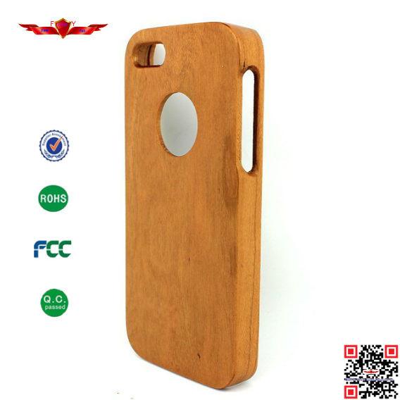 100% Perfect Fit Import Bamboo Wood Cover Case For Iphone 4 Iphone 5 Durable High Quality