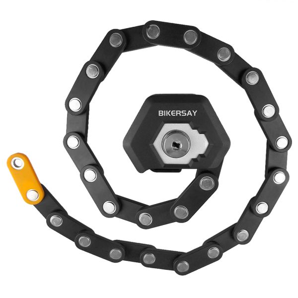 Mountain Bike Road Bicycle Foldable Lock Anti-theft 85cm with 3 Keys Zinc Alloy Alloy Steel