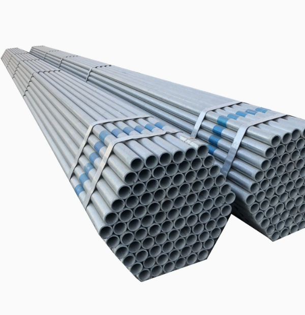 Tuberías de acero galvanizado por inmersión en caliente, secciones huecas, soldadas, de carbono, tubos de acero redondos