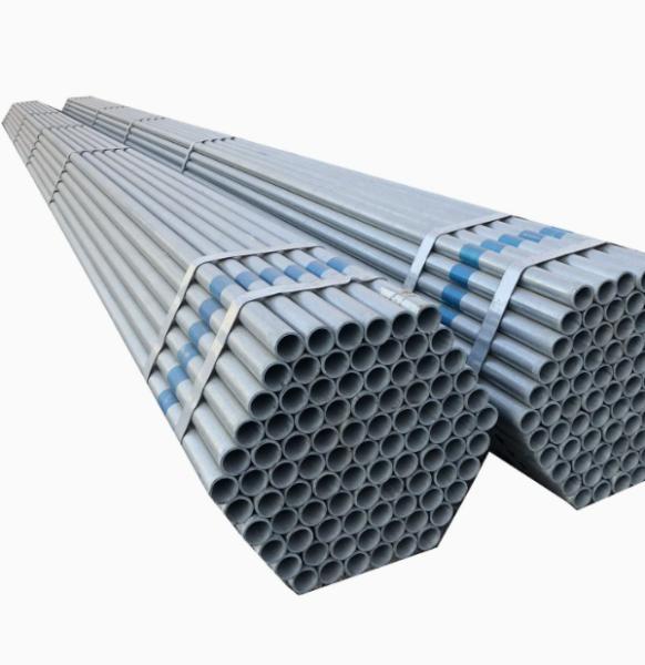 Hot Dipped Galvanized Steel Pipe Hollow Sections Welded Carbon Round Steel Tube