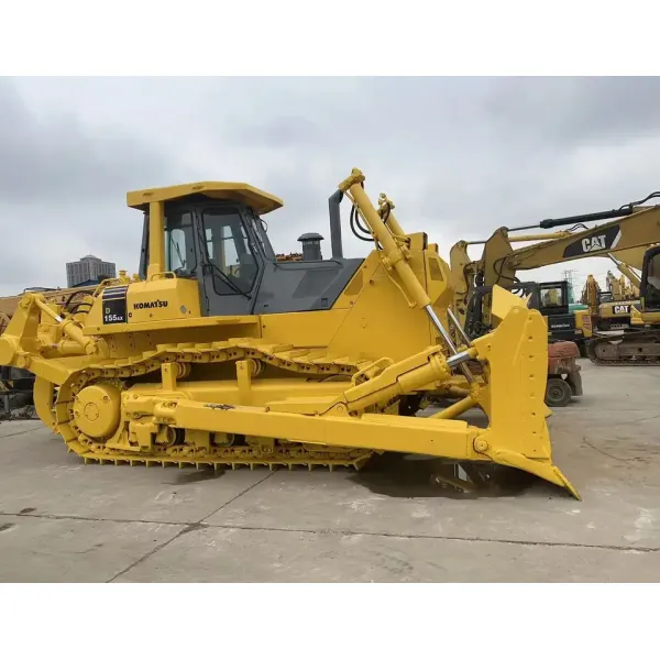 Used 2016 Komatsu D155A D65 Bulldozer with MOOG Hydraulic Pump and Strong Power