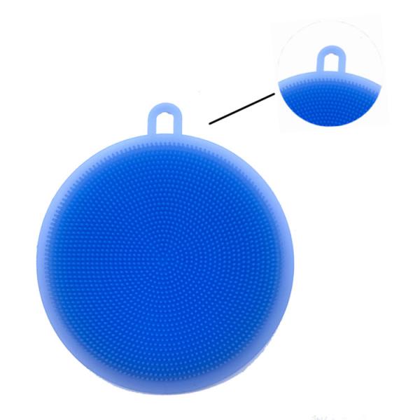 Multi - Function Silicone Cleaning Sponge , Antibacterial Silicone Dish Sponge