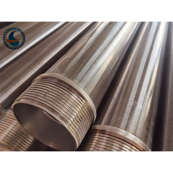 Ss316l Od140mm Johnson Wedge Wire Screens With Threaded Ends