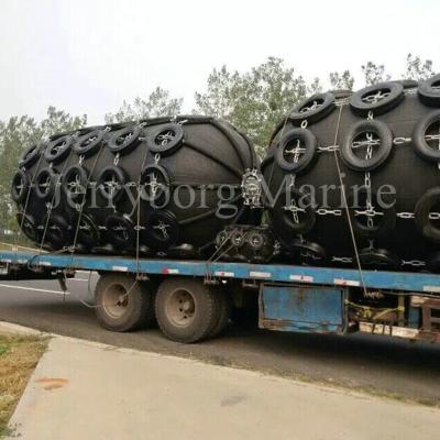 Transferência a pouca distância do mar 50kpa de borracha natural do STS que flutua o para-choque pneumático