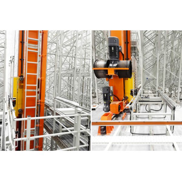 Cold Storage Warehouse Pallet Stacker Crane ASRS Logistics Center Automatic Storage And Retrieval System