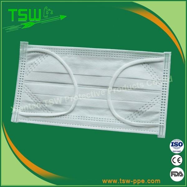 17.5*9.5cm BFE 99% 3 Ply Meltblown Nonwoven Face Mask