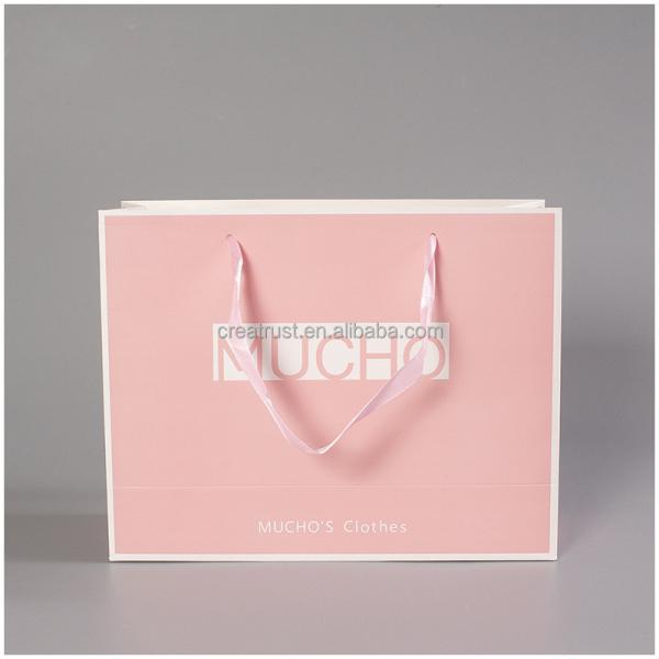 Creatrust Kraft  Food Luxury White Gold Restaurant Private Label Handle Bulk Small Gift Biscuit Packaging Paper Bag