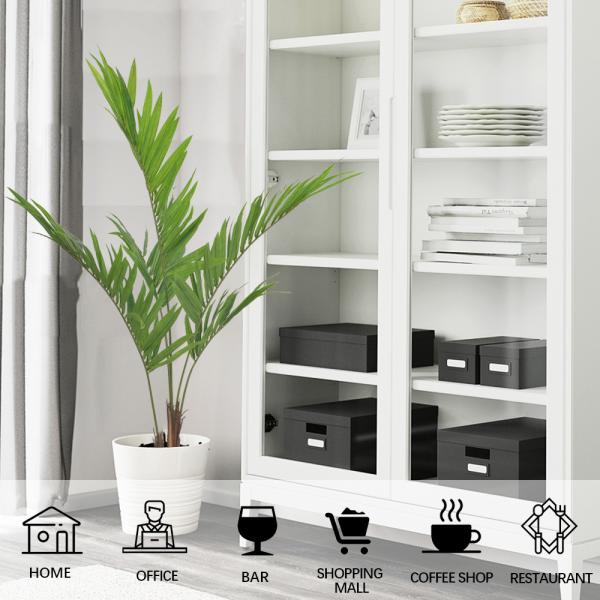Outdoor Garden Artificial Potted Floor Plants 120-180cm Height Kenita Tree With Pot
