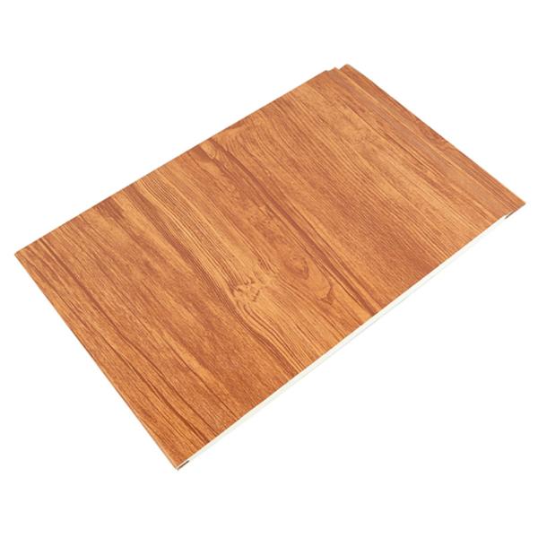 370mm PU Sandwich Panel Decorative Metal Wall Siding For Exterior Wall 16mm