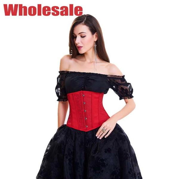 Vestido bordado do espartilho da atadura 2XL mais pechugón e espartilho para meninas