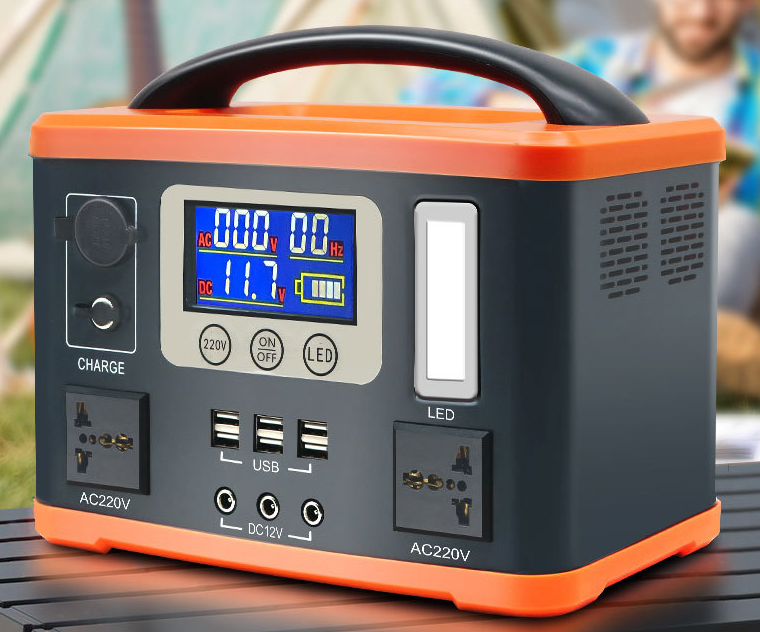 Usb Portable Solar Power Bank 500w / 600w Fire Emergency