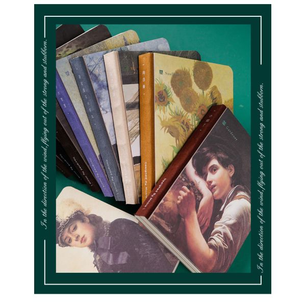 Ретро Ван Гог Масляная живопись Записка художественная литературная записка для продвижения бизнеса