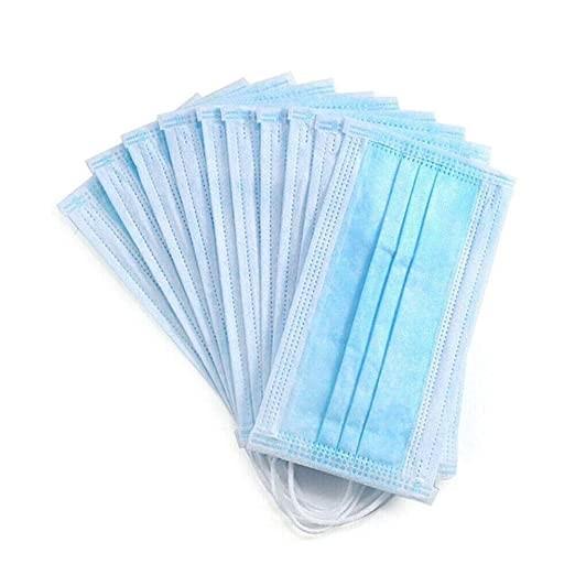 Anti Pollution 3 Ply Non Woven Face Mask Elastic Earloop Style OEM Acceptable