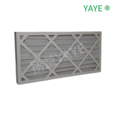 Systèmes de climatisation pré-filtre à air avec cadre en carton et treillis filaire à deux côtés