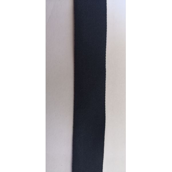 2 Cm Dark Blue Polyester Webbing Tape / Knitted Ultra Thin Webbing Handbag Strap