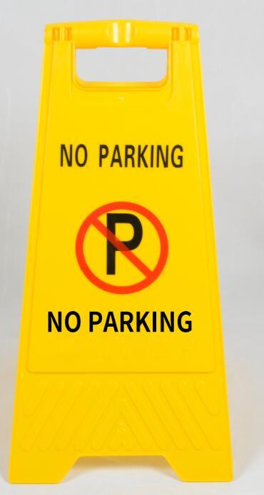 Durable Roadside Safety Guidance Traffic Caution wet Floor Custom LOGO Sign Road Safety Sign board 60X29CM Reflective Barrier for No Parking Warning