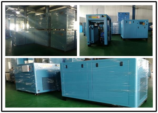 Industrial Oil Injected Screw Compressor , Stationary Air Compressor 18.5KW