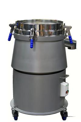 Máquina de cribado por vibración de acero inoxidable dos en uno para inspección en seco y húmedo
