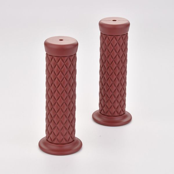 Replace/Repair Purpose Customized 22mm PVC Rubber Retro Motorcycle Handlebar Grips