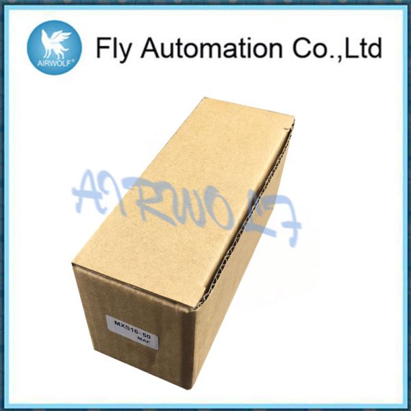 Серебряный двойной действующий цилиндр воздуха, цилиндр пневматического привода МСС16-50 МСС20-75