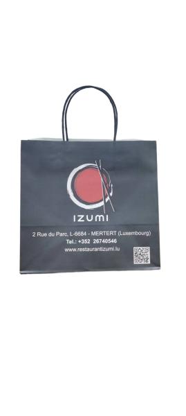 Pure paper packaging bag without plastic components