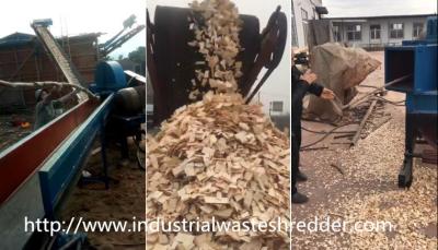 Retalhadora de madeira do desperdício da grande capacidade com a resistência de desgaste que Shredding a sala