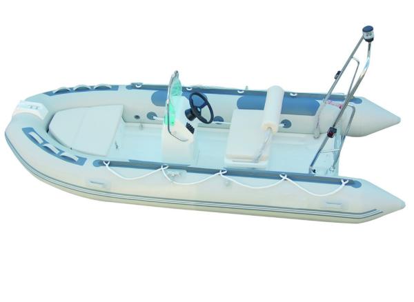 1.2mm South Korea PVC FRP Rescue Inflatable RIB Boats For Fishing Swimming 3 Chamber