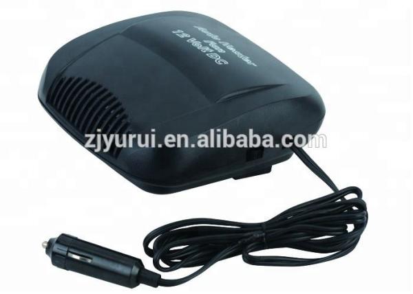 Chauffage de ventilateur en plastique noir avec certification CE ROHS