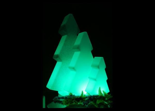 Outdoor Led Light Up Furniture Decorative Plastic Led Tree  2-4 Mm Thickness