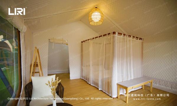 4.5x9M Outdoor Event Tents Luxury Steel Safari Hotel Desert Nomadic Lodge Tent For Camping