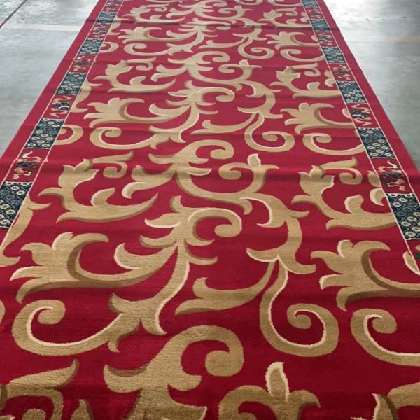 Muslim Wall to Wall Prayer Carpet Roll in Prayer Mosque Style for Mosque