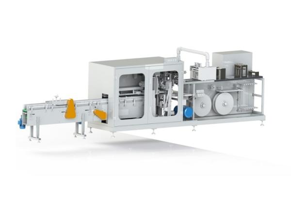 Removable Cotton Tissue Individually Pre-Made Pouch Cylinder Film Gusseted Packing Machinery