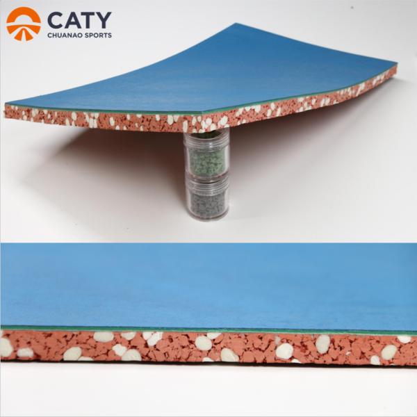 New Design Customizable PU Surface Prefabricated Outdoor Sports Court Basketball Volleyball Badminton Tennis Court Flooring for Sports Facilities